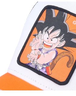 Gorra trucker combinada Goku Capslab Orange