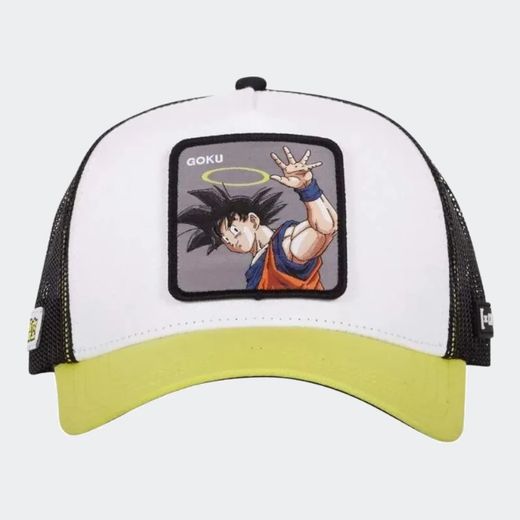 Gorra trucker combinada Goku Capslab Yellow