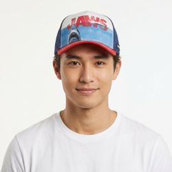 Gorra trucker combinada Jaws Capslab Navy