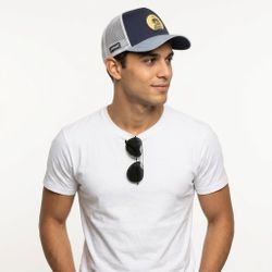 Gorra trucker combinada Joe Capslab White