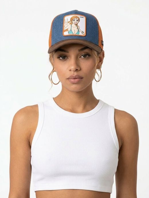 Gorra trucker combinada Nami Capslab Navy