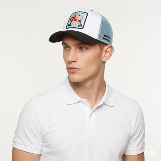 Gorra trucker combinada Obelix Capslab Sky Blue