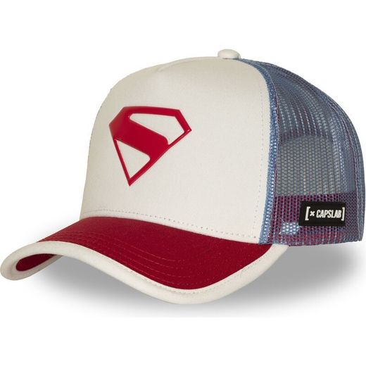 Gorra trucker combinada Superman Capslab Blue