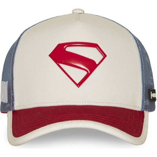 Gorra trucker combinada Superman Capslab Blue