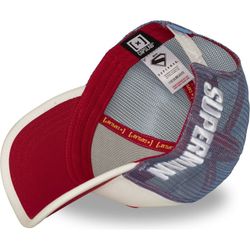 Gorra trucker combinada Superman Capslab Blue