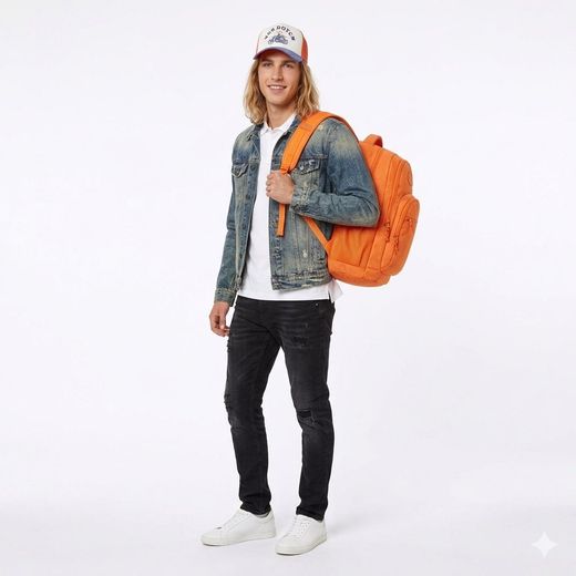 Gorra trucker combinada VD Von Dutch Orange