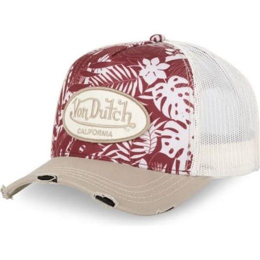 Gorra trucker con estampado tropical VD Von Dutch Moonbean