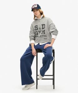 Gorra trucker con letras branding bordadas Superdry Eclipse Navy