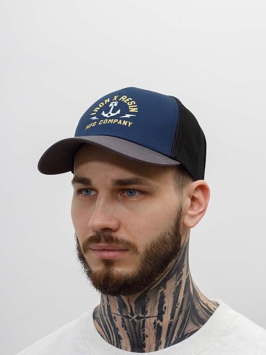 Gorra trucker Iron & Resin Capslab Navy