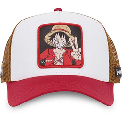 Gorra trucker combinada Luffy Capslab Red