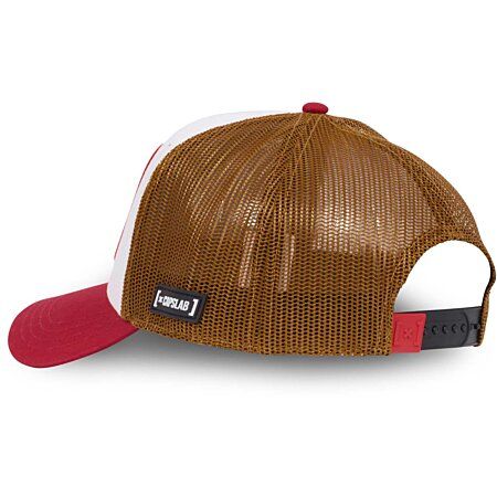Gorra trucker combinada Luffy Capslab Red