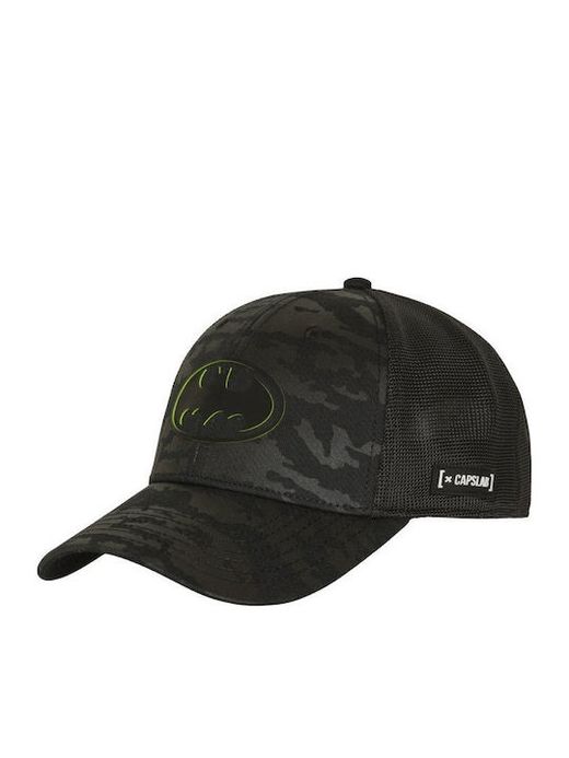 Gorra trucker monocolor Batman Capslab Black