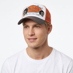 Gorra trucker Patches 06 Von Dutch Orange