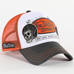 Gorra trucker Patches 06 Von Dutch Orange