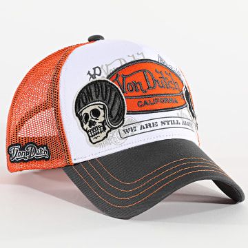 Gorra trucker Patches 06 Von Dutch Orange