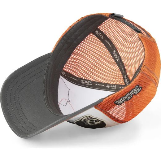 Gorra trucker Patches 06 Von Dutch Orange