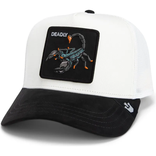 Gorra trucker The Suede Scorpion Goorin Bros Cream White