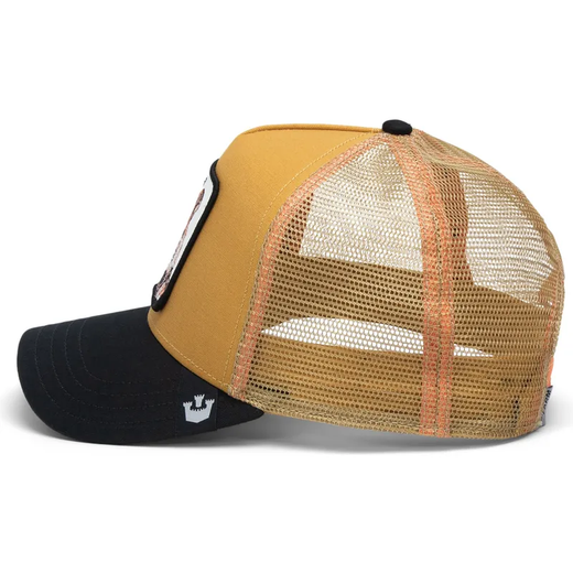 Gorra trucker The Wildcat Tiger Goorin Bros Mustard