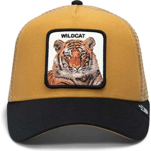 Gorra trucker The Wildcat Tiger Goorin Bros Mustard