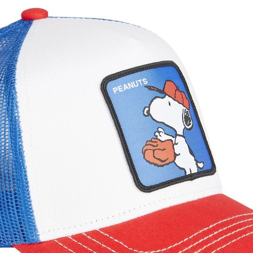 Gorra trucker tricolor Peanuts Capslab White