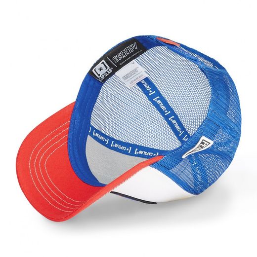 Gorra trucker tricolor Peanuts Capslab White