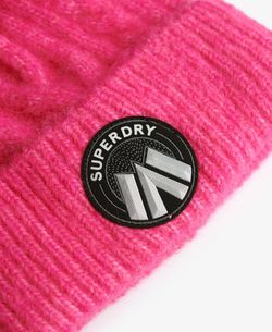 Gorro de punto trenzado y con pompón Superdry Hyper Fire