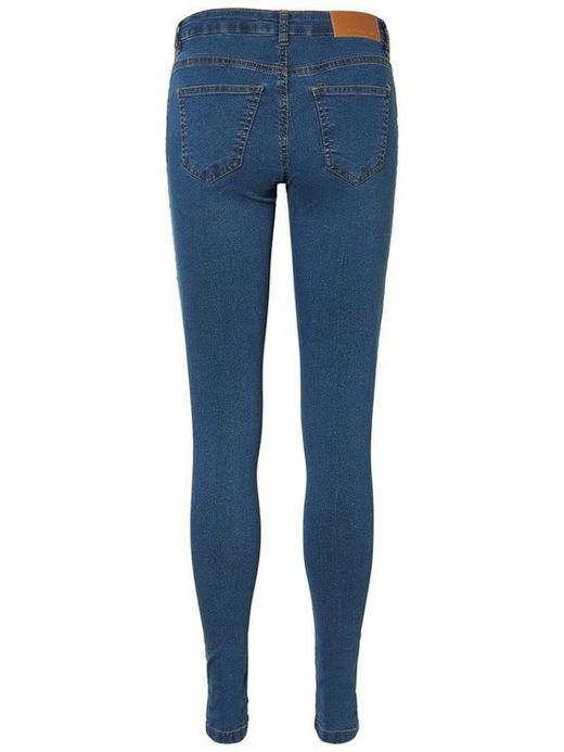 Basic 5 Taschen Jegging elastisch Noisy May Medium Blue
