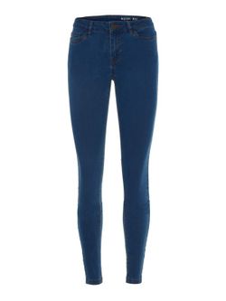 Basic 5 Taschen Jegging elastisch Noisy May Medium Blue