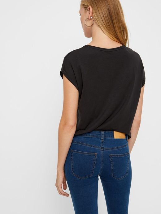 Basic 5 Taschen Jegging elastisch Noisy May Medium Blue