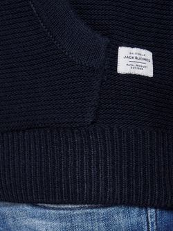 Pullover basic con cappuccio in tinta unita Jack & Jones Total Eclipse