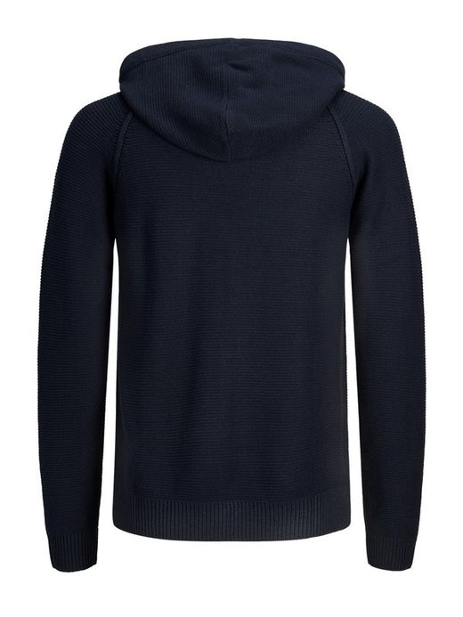 Pullover basic con cappuccio in tinta unita Jack & Jones Total Eclipse