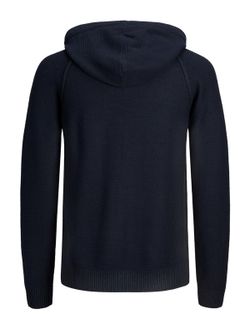 Pullover basic con cappuccio in tinta unita Jack & Jones Total Eclipse