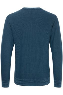 Jersey cuello redondo con 3 botones desgastado Blend Of America Dark Navy