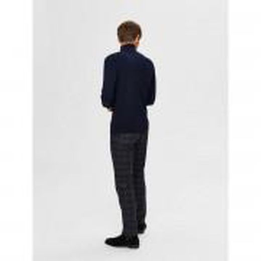 Cardigan básico con cremallera Selected Navy Blazer