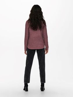 Jersey básico de punto granulado Only Rose Dust