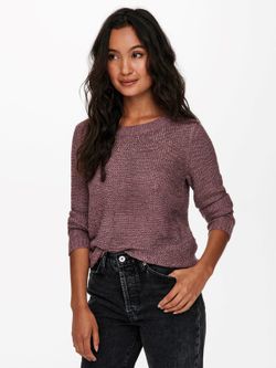 Jersey básico de punto granulado Only Rose Dust