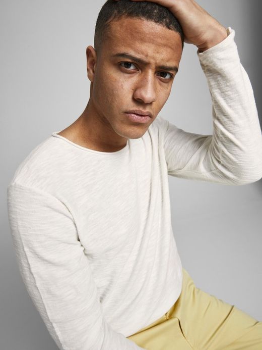 Jersey básico entretiempo Jack & Jones White