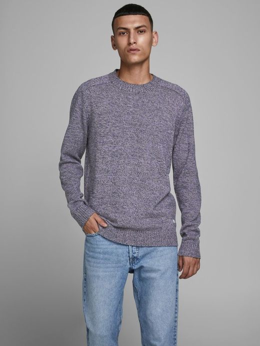 Jack & Jones Lavendel Heather Basic Jumper
