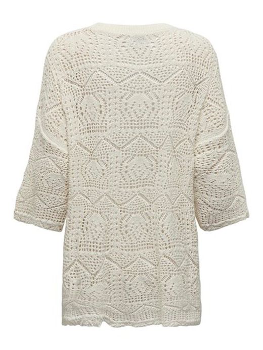 Jersey calado oversize Only Cloud Dancer