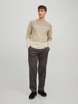 Jersey con bandas color Jack & Jones Oatmeal
