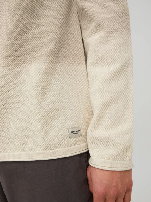 Jersey con bandas color Jack & Jones Oatmeal