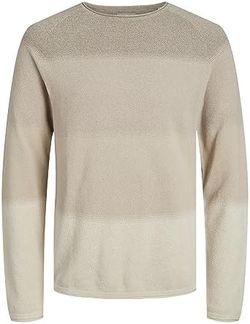 Jersey con bandas color Jack & Jones Oatmeal