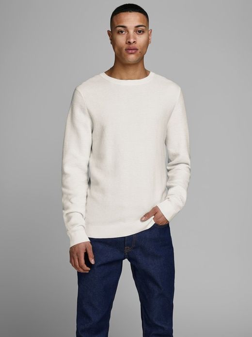 Jersey con rayas finas relieve Jack & Jones Jet Stream