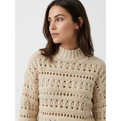 Jersey corto con calados Only Whitecap Gray