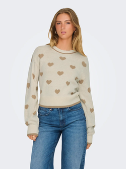 Jersey corto con corazones Jdy Birch