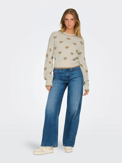 Jersey corto con corazones Jdy Birch