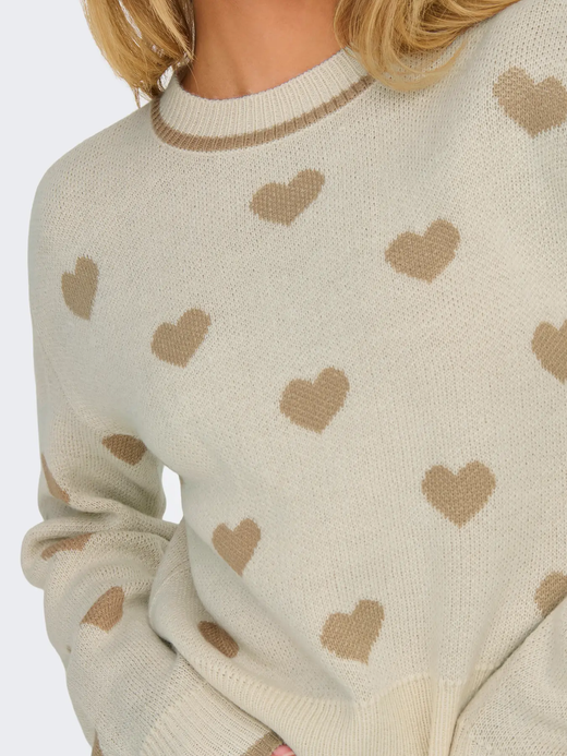Jersey corto con corazones Jdy Birch