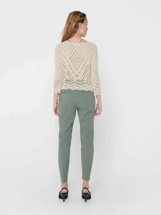 Jersey corto de manga 3/4 calados Jdy Tapioca