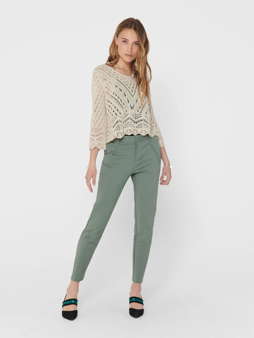 Jersey corto de manga 3/4 calados Jdy Tapioca