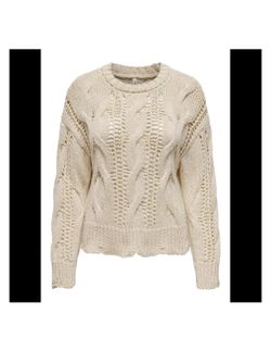 Jersey corto oversize trenza Only Birch